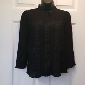 Detailed Black H&M Top